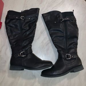 Avenue double wide calf boots